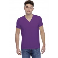T-shirt col V couture dos apparente manches courtes en modal BEN