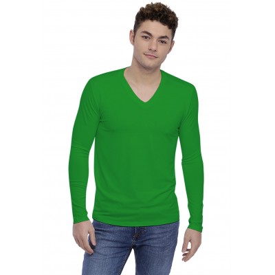 T-shirt col V découpe dans le dos manches longues en modal BEN