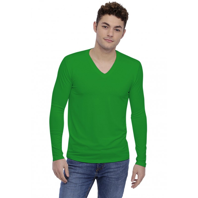 T-shirt col V découpe dans le dos manches longues en modal BEN T-shirt col V découpe dans le dos manches longues en modal BEN