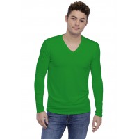 T-shirt col V découpe dans le dos manches longues en modal BEN