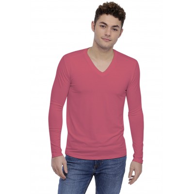 T-shirt col V découpe dans le dos manches longues en modal BEN