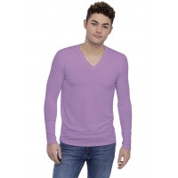 T-shirt col V découpe dans le dos manches longues en modal BEN