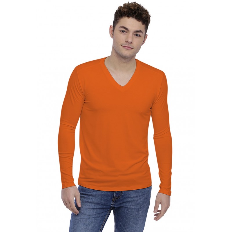 T-shirt col V découpe dans le dos manches longues en modal BEN T-shirt col V découpe dans le dos manches longues en modal BEN