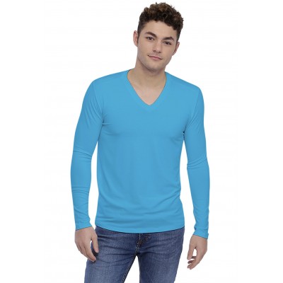 T-shirt col V découpe dans le dos manches longues en modal BEN