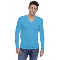 T-shirt col V découpe dans le dos manches longues en modal BEN