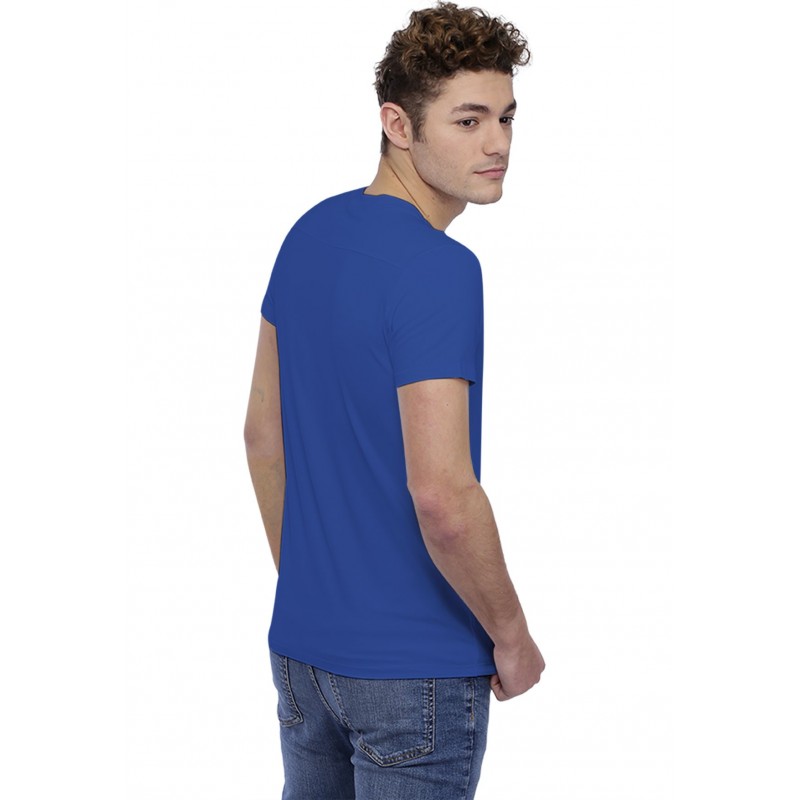 T-shirt col rond bande rapportée manches courtes en modal BENJI T-shirt col rond bande rapportée manches courtes en modal BENJI