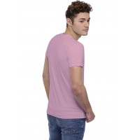 T-shirt col rond bande rapportée manches courtes en modal BENJI