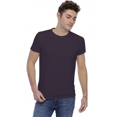 T-shirt col rond bande rapportée manches courtes en modal BENJI