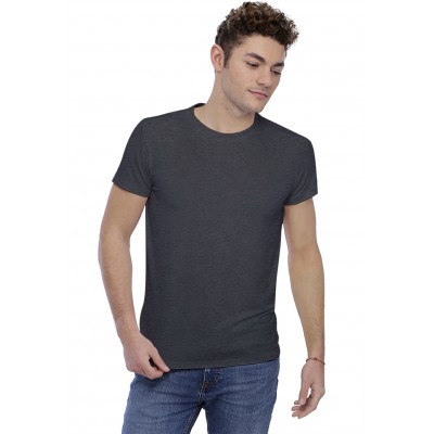 T-shirt col rond bande rapportée manches courtes en modal BENJI