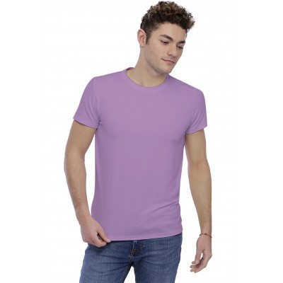 T-shirt col rond bande rapportée manches courtes en modal BENJI