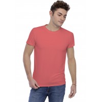 T-shirt col rond bande rapportée manches courtes en modal BENJI