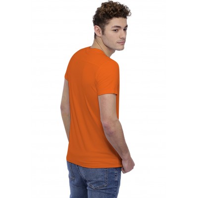 T-shirt col rond bande rapportée manches courtes en modal BENJI