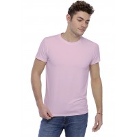 T-shirt col rond bande rapportée manches courtes en modal BENJI
