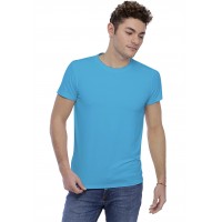 T-shirt col rond bande rapportée manches courtes en modal BENJI