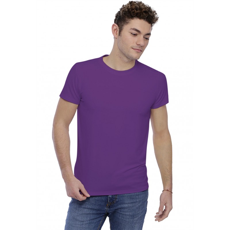 T-shirt col rond bande rapportée manches courtes en modal BENJI T-shirt col rond bande rapportée manches courtes en modal BENJI