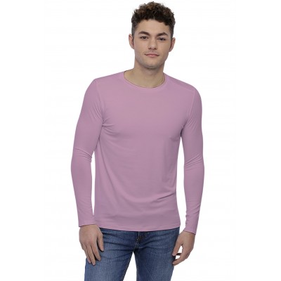 T-shirt col rond bande rapportée manches longues en modal BENJI