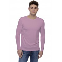 T-shirt col rond bande rapportée manches longues en modal BENJI