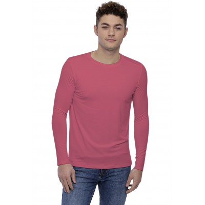 T-shirt col rond bande rapportée manches longues en modal BENJI