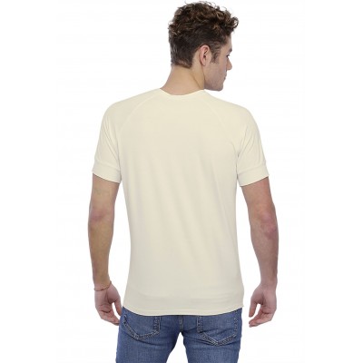 T-shirt col rond manches courtes raglan en modal DANY