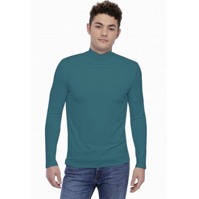 T-shirt col montant manches longues en modal RAPHAEL