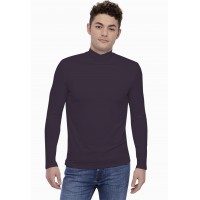 T-shirt col montant manches longues en modal RAPHAEL