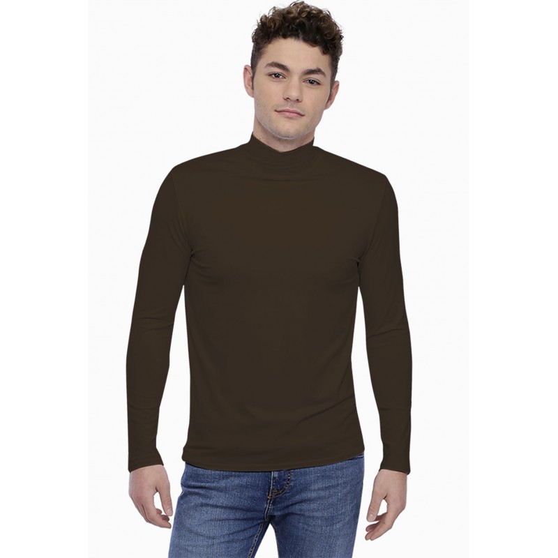 T-shirt col montant manches longues en modal RAPHAEL T-shirt col montant manches longues en modal RAPHAEL