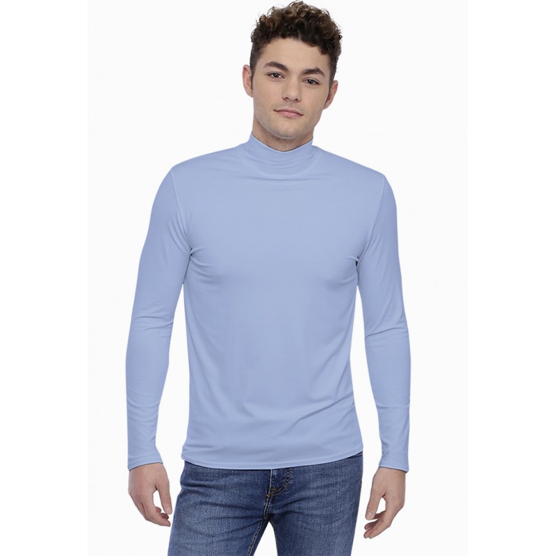 T-shirt col montant manches longues en modal RAPHAEL T-shirt col montant manches longues en modal RAPHAEL