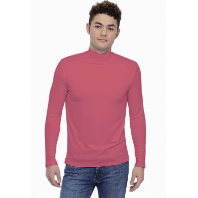 T-shirt col montant manches longues en modal RAPHAEL