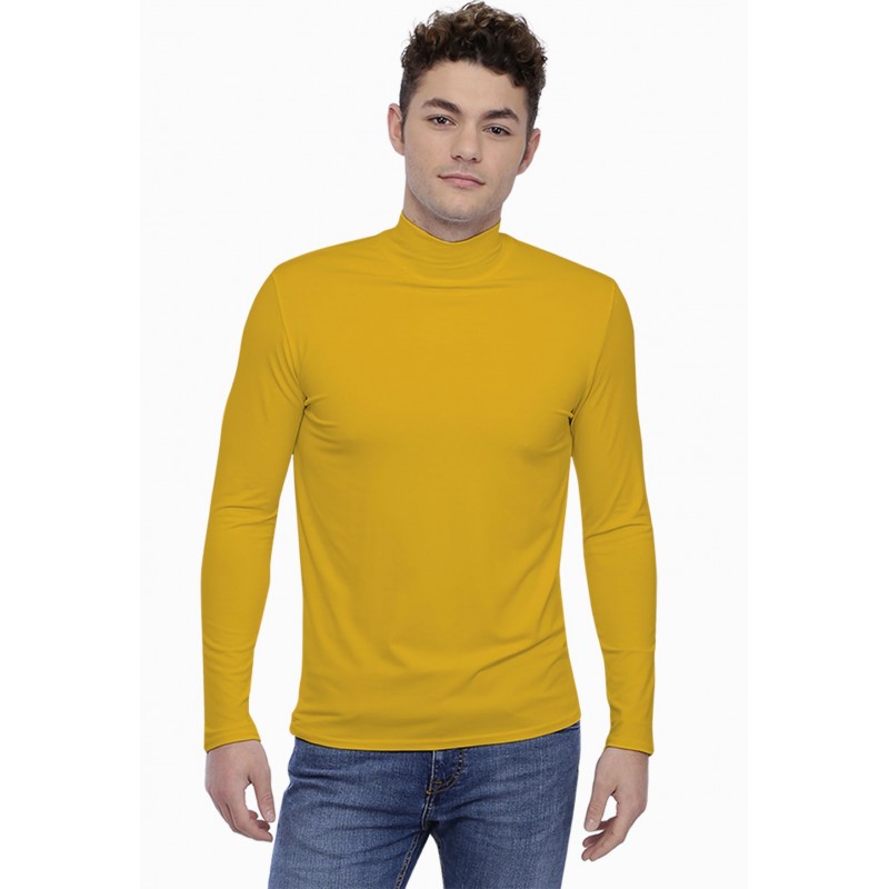 T-shirt col montant manches longues en modal RAPHAEL T-shirt col montant manches longues en modal RAPHAEL