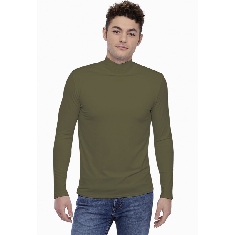 T-shirt col montant manches longues en modal RAPHAEL T-shirt col montant manches longues en modal RAPHAEL