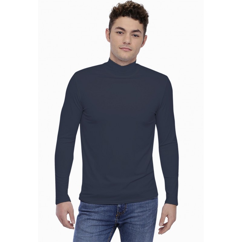 T-shirt col montant manches longues en modal RAPHAEL T-shirt col montant manches longues en modal RAPHAEL