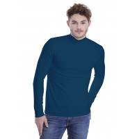 T-shirt col montant manches longues en modal RAPHAEL