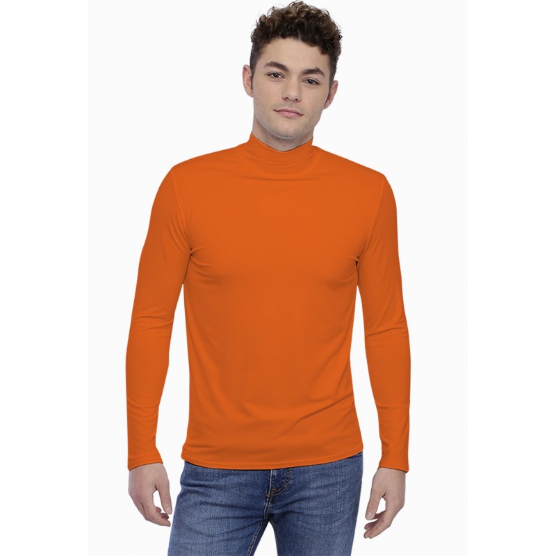 T-shirt col montant manches longues en modal RAPHAEL T-shirt col montant manches longues en modal RAPHAEL