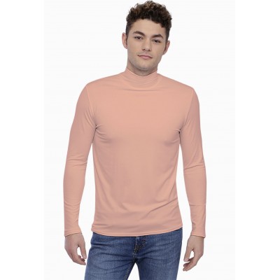 T-shirt col montant manches longues en modal RAPHAEL