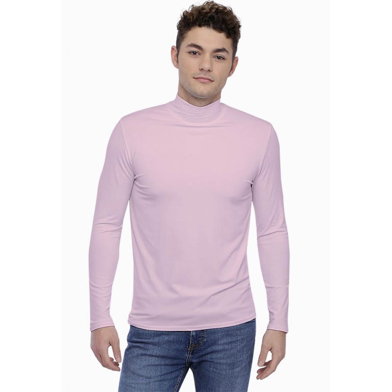 T-shirt col montant manches longues en modal RAPHAEL T-shirt col montant manches longues en modal RAPHAEL