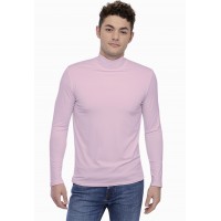 T-shirt col montant manches longues en modal RAPHAEL