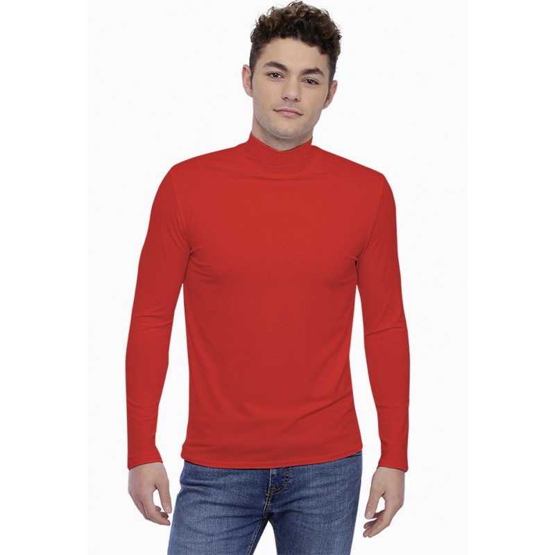 T-shirt col montant manches longues en modal RAPHAEL T-shirt col montant manches longues en modal RAPHAEL