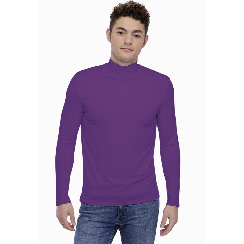 T-shirt col montant manches longues en modal RAPHAEL T-shirt col montant manches longues en modal RAPHAEL