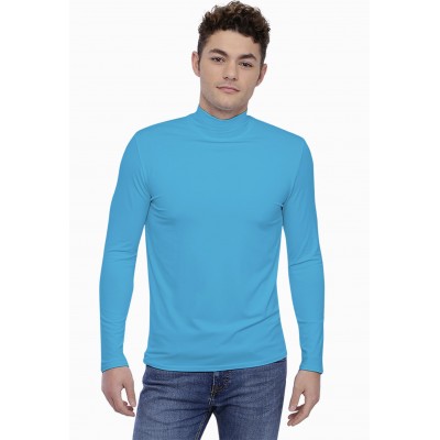 T-shirt col montant manches longues en modal RAPHAEL