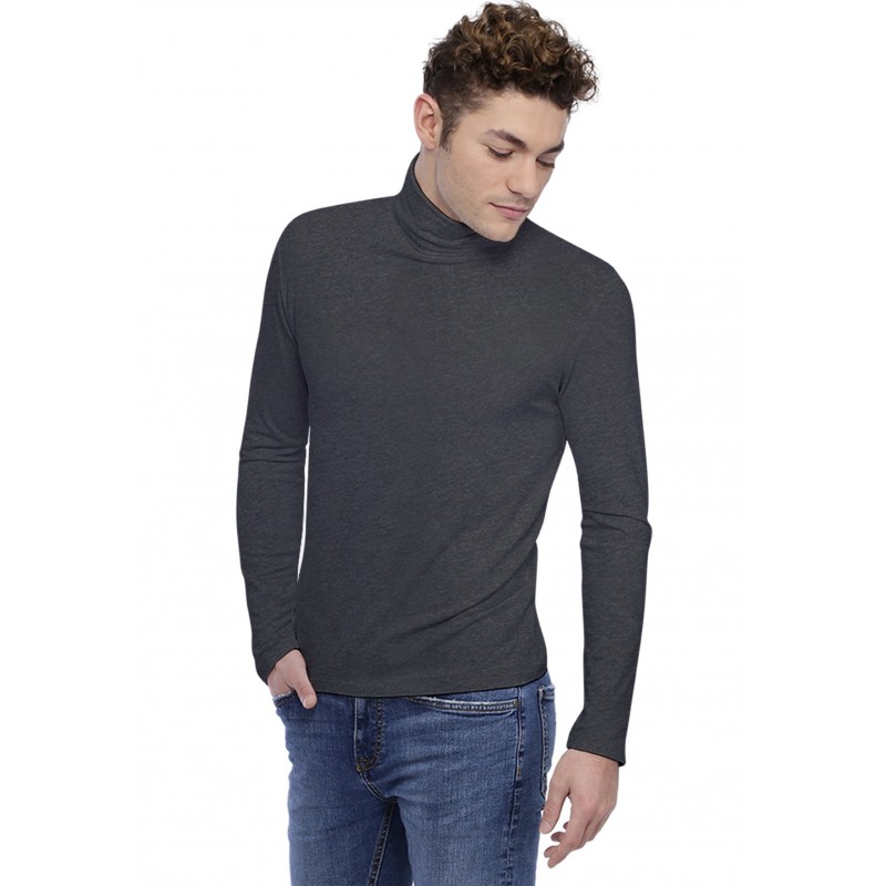 T-shirt col roulé manches longues en modal PHILIPPE T-shirt col roulé manches longues en modal PHILIPPE