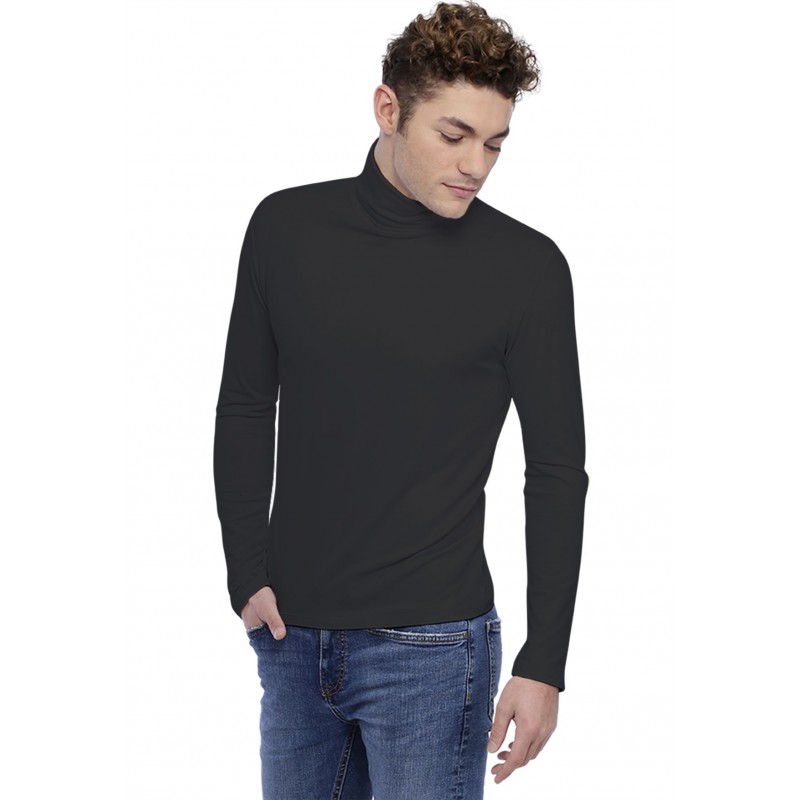 T-shirt col roulé manches longues en modal PHILIPPE T-shirt col roulé manches longues en modal PHILIPPE