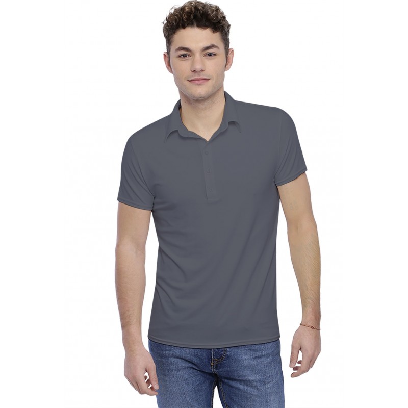 Tee-shirt col polo boutonné manches courtes en modal JOSH Tee-shirt col polo boutonné manches courtes en modal JOSH