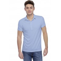 Tee-shirt col polo boutonné manches courtes en modal JOSH