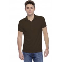 Tee-shirt col polo boutonné manches courtes en modal JOSH