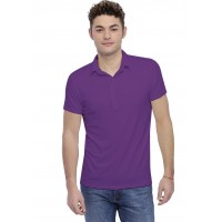 Tee-shirt col polo boutonné manches courtes en modal JOSH