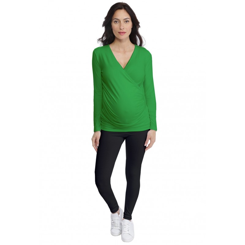 T-shirt cache-coeur de grossesse en modal IRIS T-shirt cache-coeur de grossesse en modal IRIS