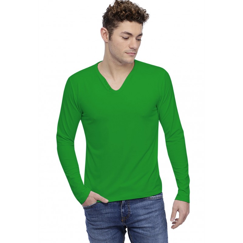 T-shirt col V boutonné manches longues en modal LIAM T-shirt col V boutonné manches longues en modal LIAM