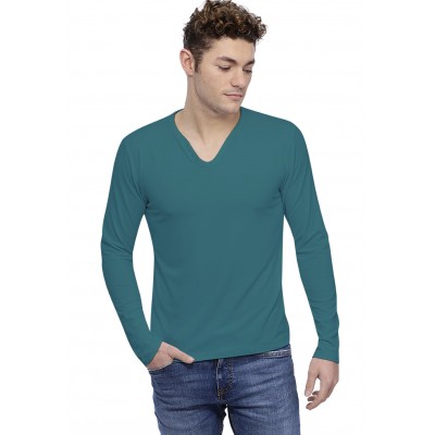 T-shirt col V boutonné manches longues en modal LIAM