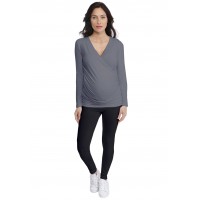 T-shirt cache-coeur de grossesse en modal IRIS
