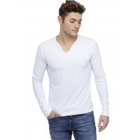 T-shirt col V boutonné manches longues en modal LIAM